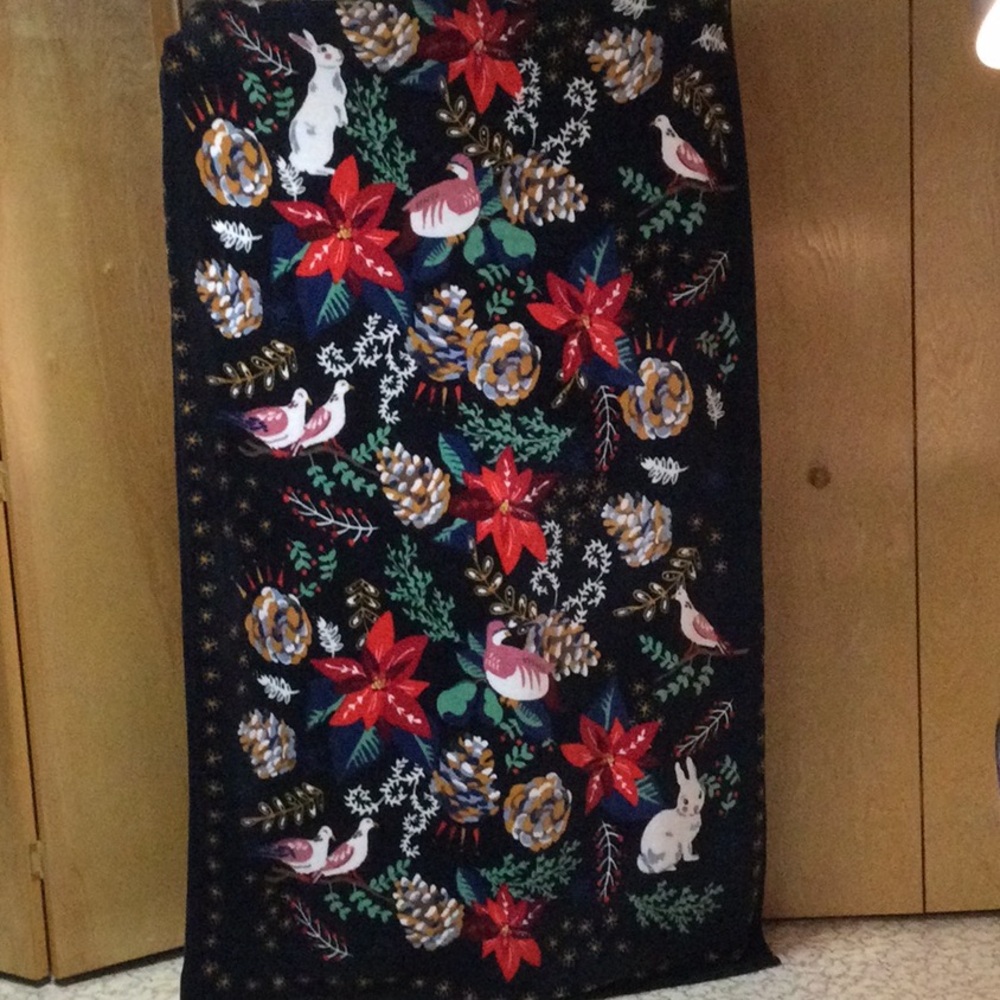Vera Bradley Winter Forest Throw Blanket Soft Fleece, 50 x 80 Inches